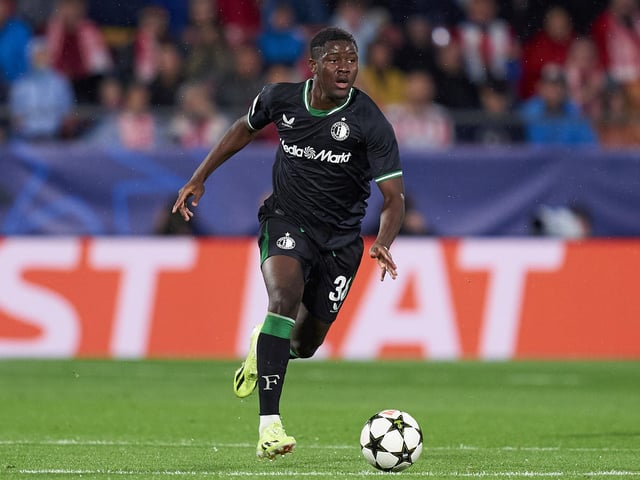 Brighton paid £16m to sign the Ghanaian from FC Nordsjalland on contract until June 2029. The 19-year-old featured in pre-season in Japan but then sealed a season loan to Feyenoord, where he is yet to score or assist from five appearances.
