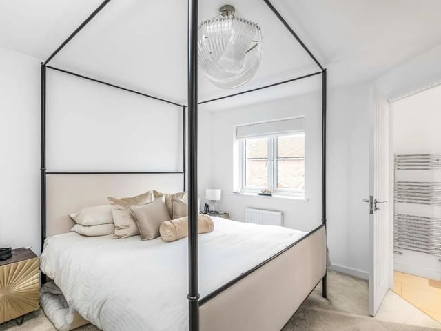 The home has two bedrooms