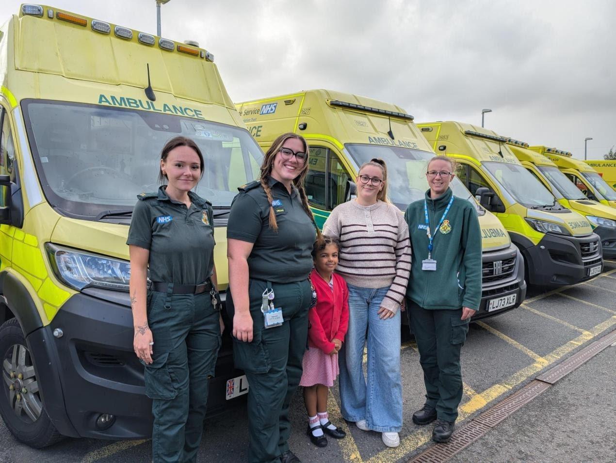 Polegate six-year-old reunited with Sussex 999 lifesavers aspires to become a paramedic