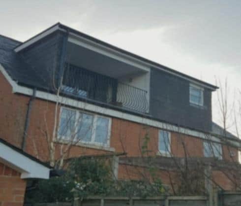 Hurstpierpoint balcony application refused. Image: Mid Sussex District Council