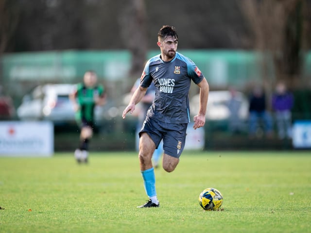 Action from Three Bridges' home clash with Burgess Hill Town in the Isthmian south east division