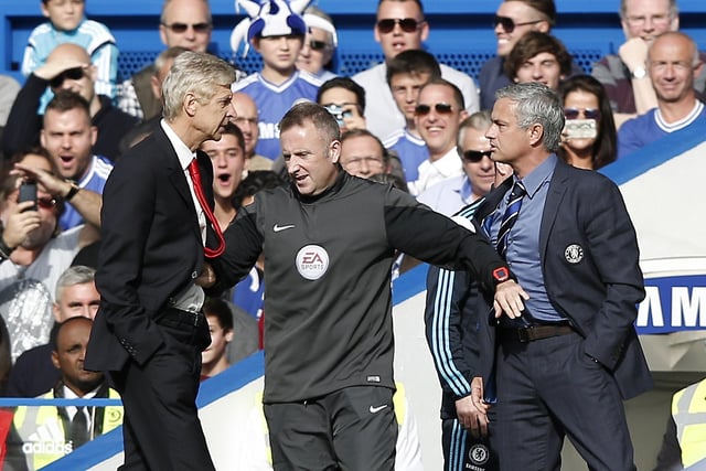 The special one was never afraid to say how he felt, especially when it came to refereeing decisions. 
The former Chelsea, Manchester United and Tottenham manager regularly argued with officials during and after the game and infamously entering a shoving match with long-time rival Arsène Wenger in 2014.