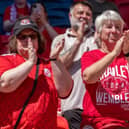 Crawley Town fans at Wembley | Picture: Eva Gilbert