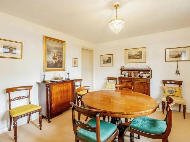 A dining room, perfect for entertaining guests.