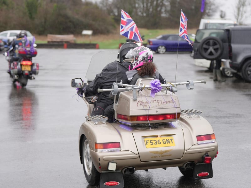 Hundreds of motorcyclists gather in ride to fundraise for Chichester girl’s lifesaving surgery