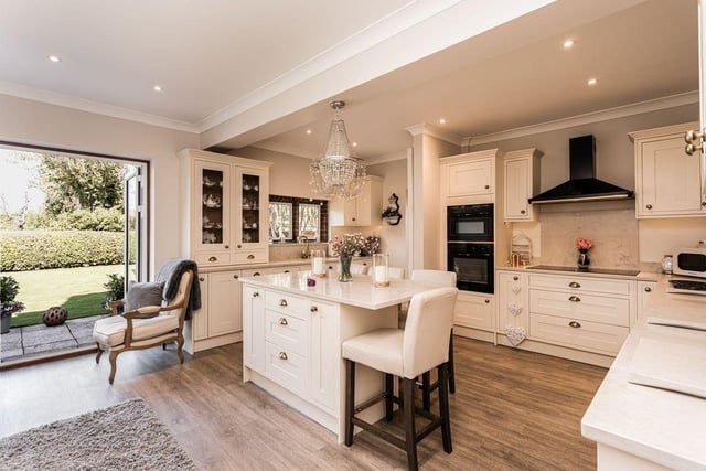 The refitted kitchen/breakfast room is located to the rear of the property with window to rear and fitted with an extensive range of be hardwood hand crafted be spoke wall and base units