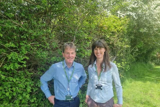 James Partridge and Rachel Millward