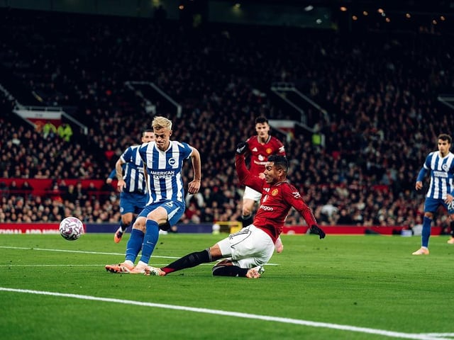 Intriguing battle against Benjamin Sesko, who didn't get on the scoresheet but caused plenty of problems for Van Hecke. Played a lovely pass to Watson as Brighton piled on the pressure late on.