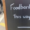 Horsham District Foodbank sign