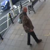 Police are trying to identify this man in relation to a report of a sexual assault in Horsham. Pictures courtesy of Sussex Police