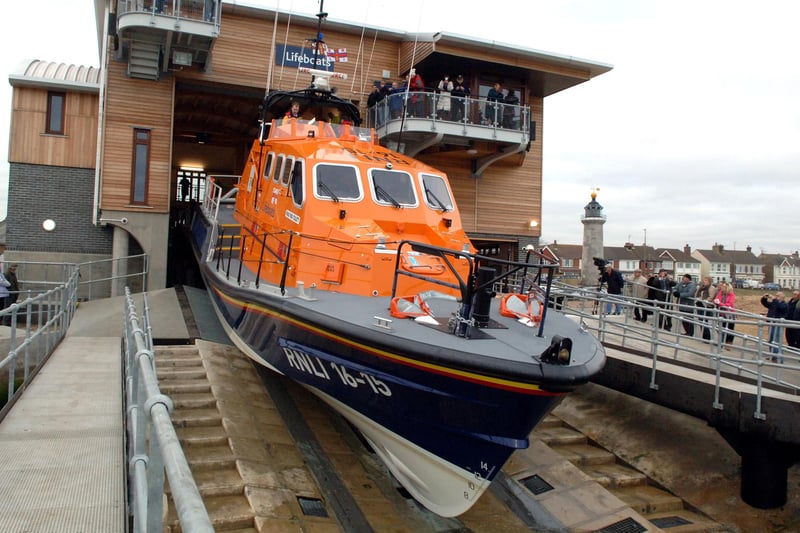 Shoreham's new boathouse was completed in November 2010 and the Tamar class lifeboat Enid Collett was placed on service on December 10, 2010