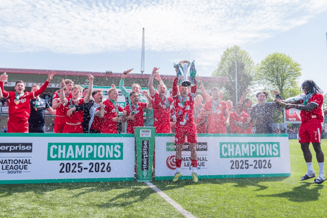 Worthing FC’s historic promotion to the National League is being hailed not only as a sporting milestone, but as a significant boost for tourism and the local economy. Photo: Jay Wrighte