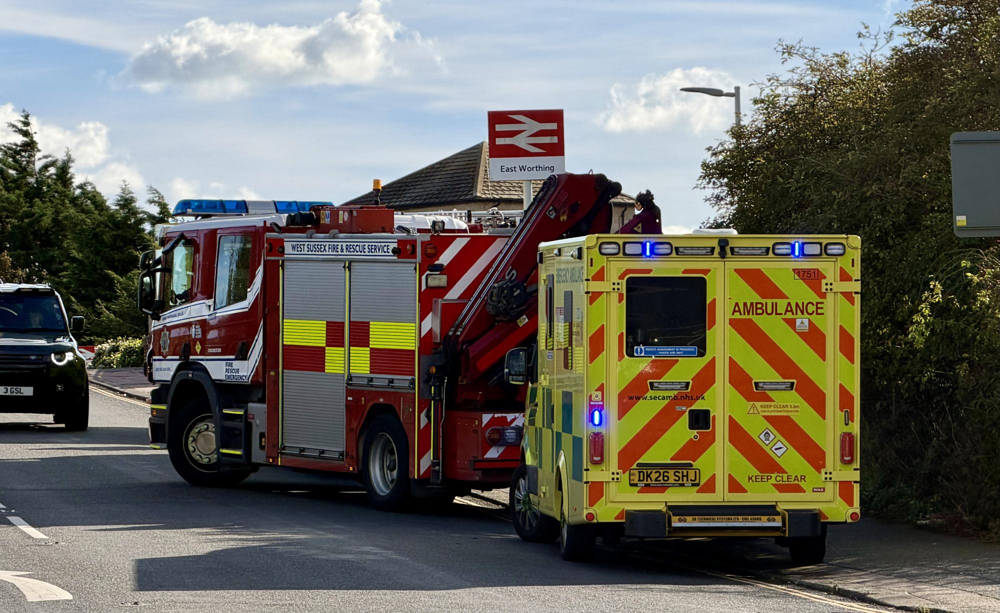 Person dies after being hit by train in West Sussex