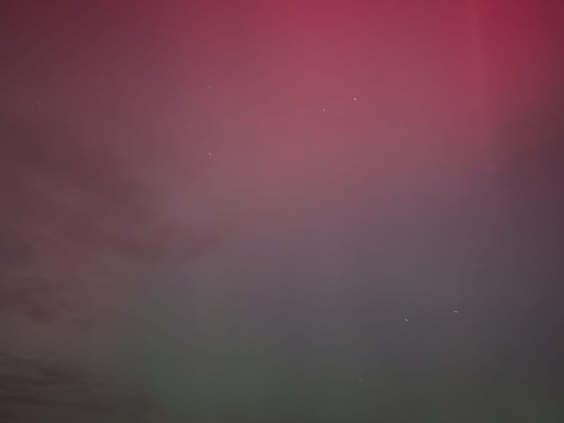 The Northern Lights captured in Hastings. Picture: Victoria Retmanski