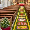 Last year's Cathedral Carpet of Flowers.
