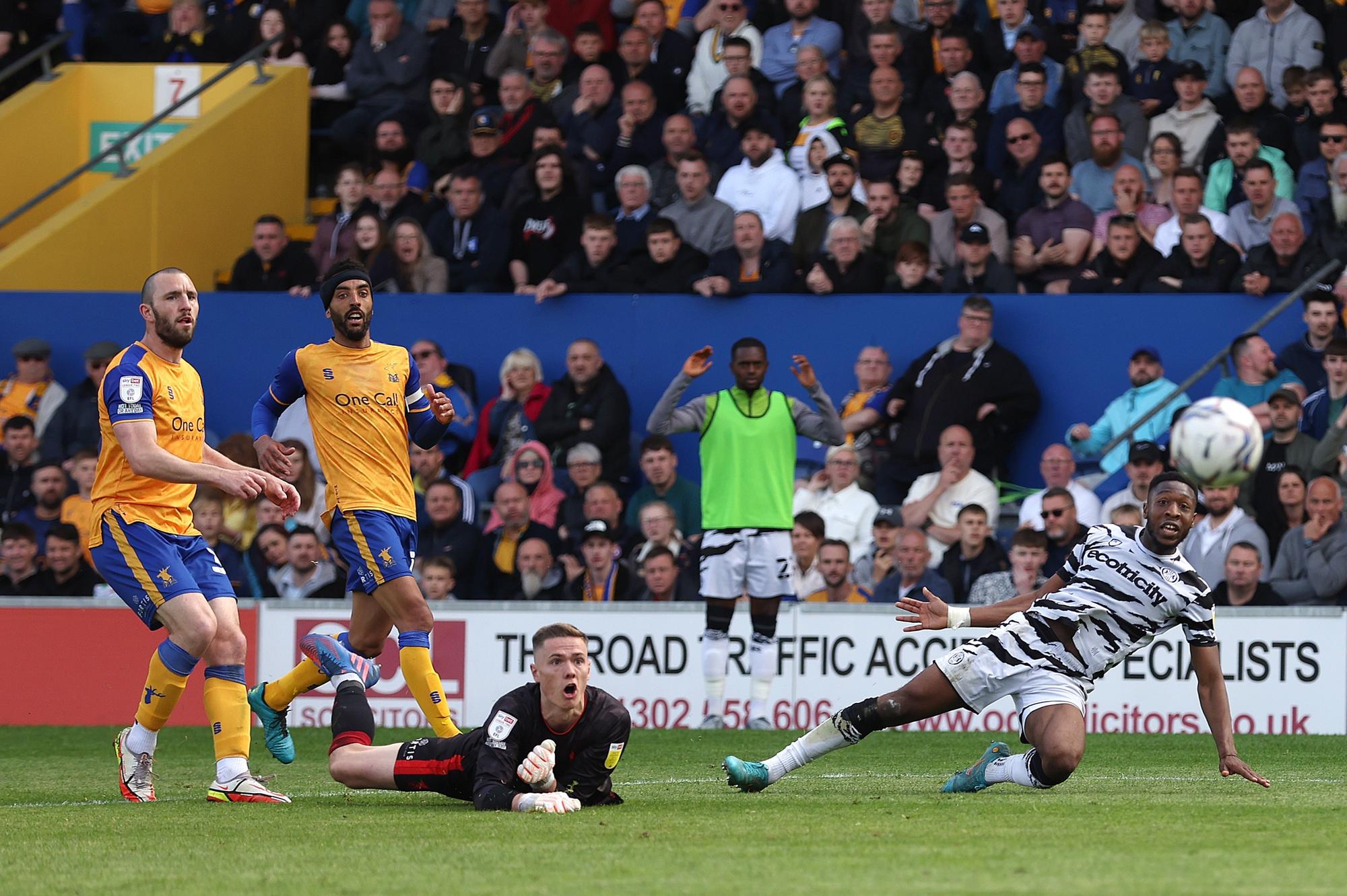 Mansfield Town scored six times in stoppage time and conceded four times this season.