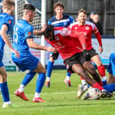 Eastbourne Borough in action at Chippenham in the season just ended - and there will be plenty of long trips west for them in 2023-24 | Picture: Lydia Redman