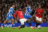 Danny Welbeck will be looking to haunt his old team, once again, as Brighton visit Manchester United in the FA Cup. (Photo by Shaun Botterill/Getty Images)