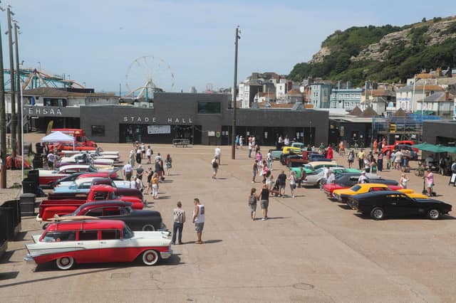 Hot Rod and Roll show in Hastings on June 21 2025. Photo by Roberts Photographic.