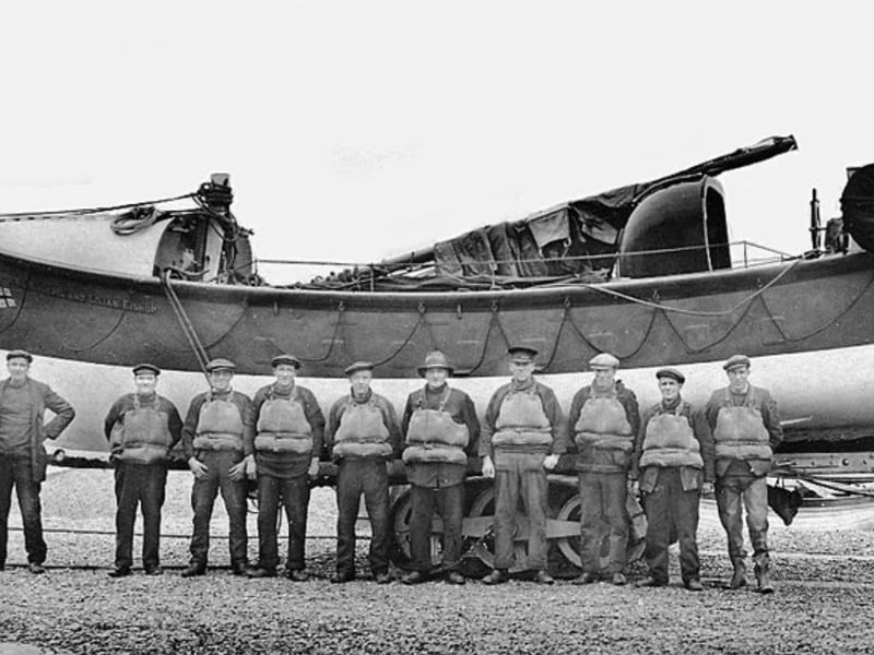 The Cyril and Lillian Bishop lifeboat in the 1930's