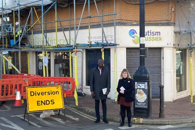 The scaffolding at Talland Parade has been in Seaford for over six years and the council said it has exhausted every other possible legal avenue in their determination to rid of the scaffolding, but every attempt to date has been blocked by ‘legislative loopholes’ and ‘hollow promises’.