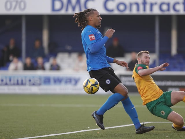 Action from Horsham's entertaining - but ultimately disappointing - 5-3 defeat at Billericay Town in the Isthmian Premier
