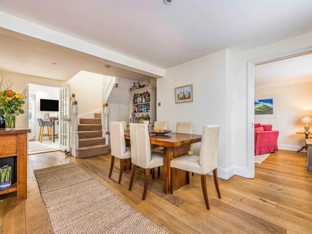 With plenty of natural light, the property suits light-coloured furniture perfectly.