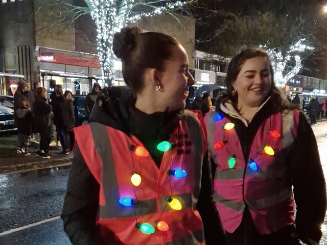 The Arundel Illuminated Tractor Run 2025 in Rustington, which it was visiting for the first time