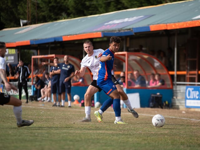 Horsham FC moved up to second in the National League South with a hard-fought 2-1 win at Braintree Town