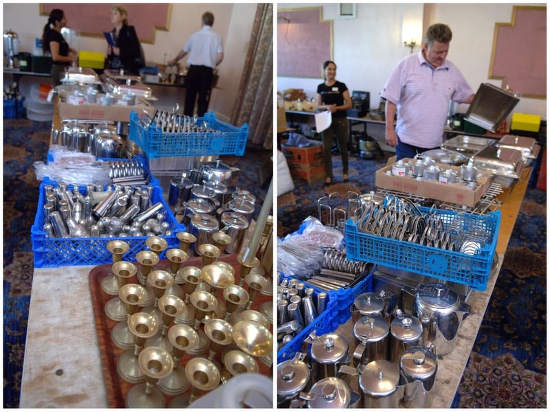 The entire contents of The Beach Hotel in Worthing were auctioned on Saturday, September 17, 2011