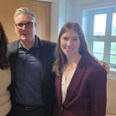 Jules Fielder, Prime Minister Sir Keir Starmer, and Hastings MP, Helena Dollimore