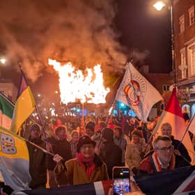 Thousands gather as East Grinstead Bonfire Society hosts annual spectacular. (Image: contributed)