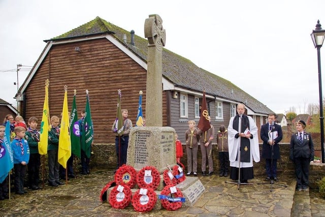 The Royal British Legion Remembrance ceremony in Billingshurst