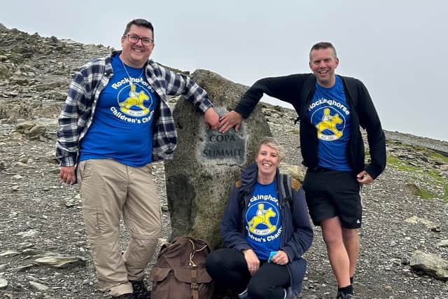 The Squire’s Washington Team at the top of Snowdon - Stuart Golds (Assistant Manage