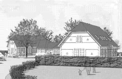 Proposed illustration of Flansham housing development