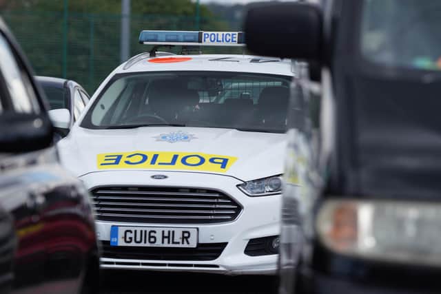 Police officers have responded to the incident at Durrington High School. Photo: Eddie Mitchell