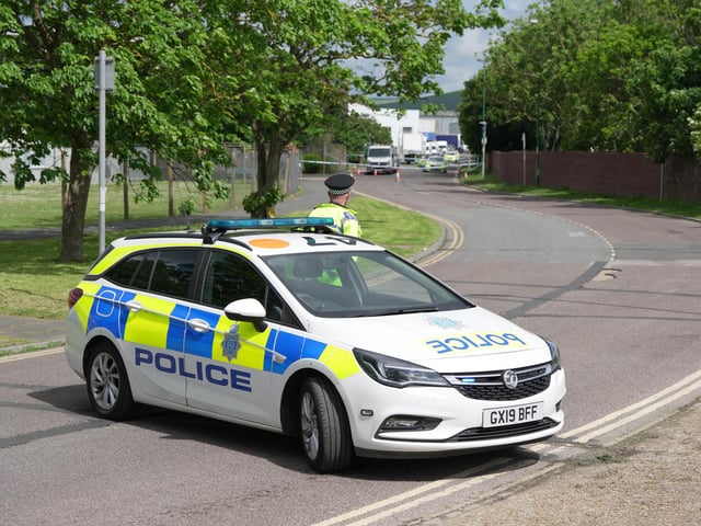 Police officers were called to a report of a Ford Fiesta 'hitting a parked car' on Chartwell Road