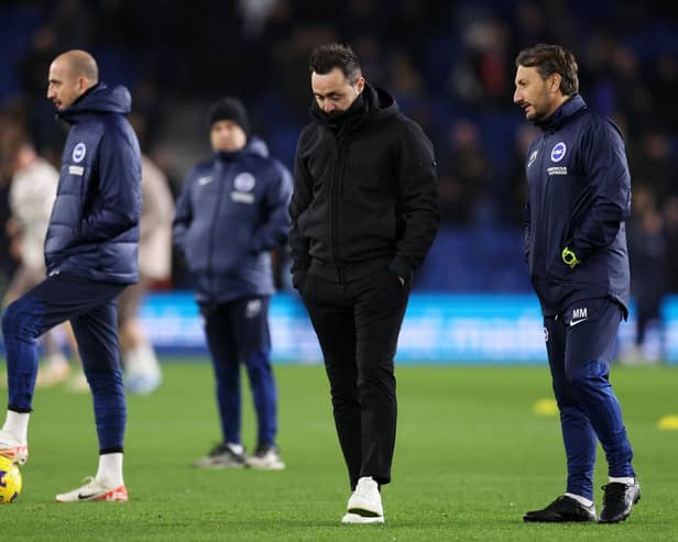 Brighton’s stunning 4-2 win over Tottenham Hotspur came at a cost – with two players added to the ever-growing injury list and a key player suspended. (Photo by Julian Finney/Getty Images)