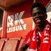 Crawley Town have announced the signing of forward Kaheim Dixon on a season-long loan from Championship side Charlton Athletic. Picture courtesy of Crawley Town FC