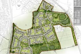 Cuckoo Fields NE development layout (Credit: Wealden planning portal)