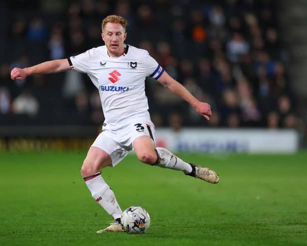 Dean Lewington of MK Dons. (Photo by Marc Atkins/Getty Images)