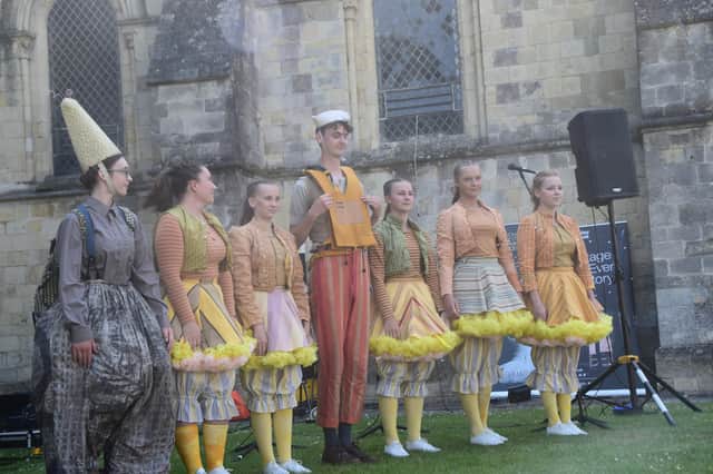 Chichester Festival Youth Theatre at last year's Festival launch