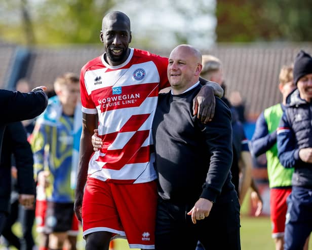 Adam Murray and his players can smile and relax now the season has had a positive outcome - but his thoughts have already turned to next season | Picture: Lydia Redman