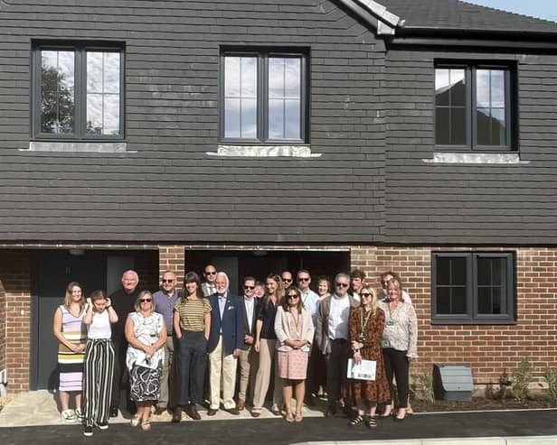 Affordable housing development now completed and occupied in Heathfield