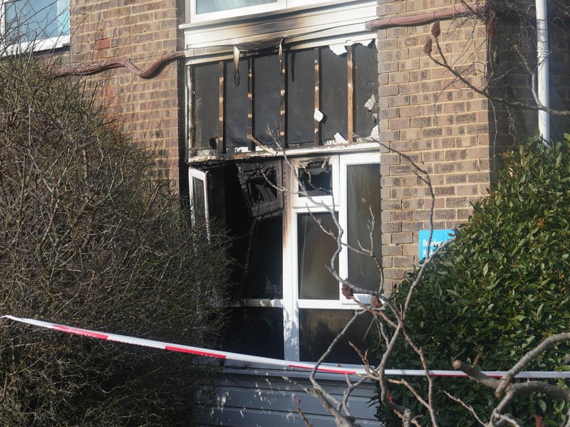 Police officers have been carrying out investigations on Thursday (February 5) after a fire was reported overnight at Victoria Court in Clifton Road.