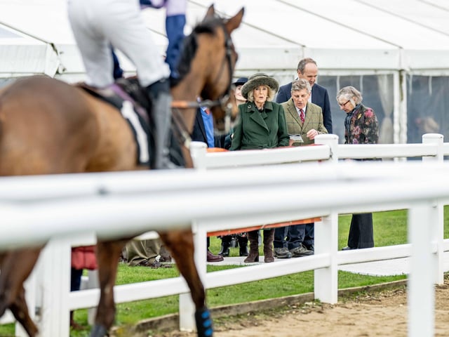 Darren Cool Images : Queen Camilla at Plumpton Racecourse