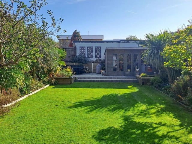 The garden is impressive