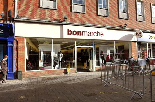 Former Bonmarche store in West Street, Horsham