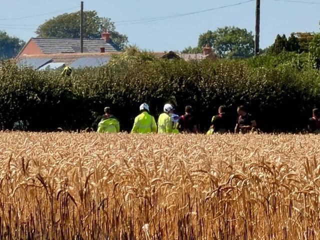 Firefighters from West Sussex Fire & Rescue Service have tackled a ‘fire in an open field’ in Nutbourne