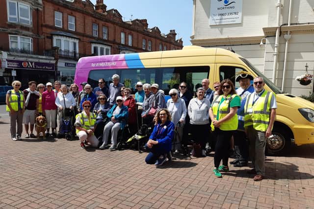 Sight Support Worthing at a celebration event at the headquarters in Rowlands Road last year